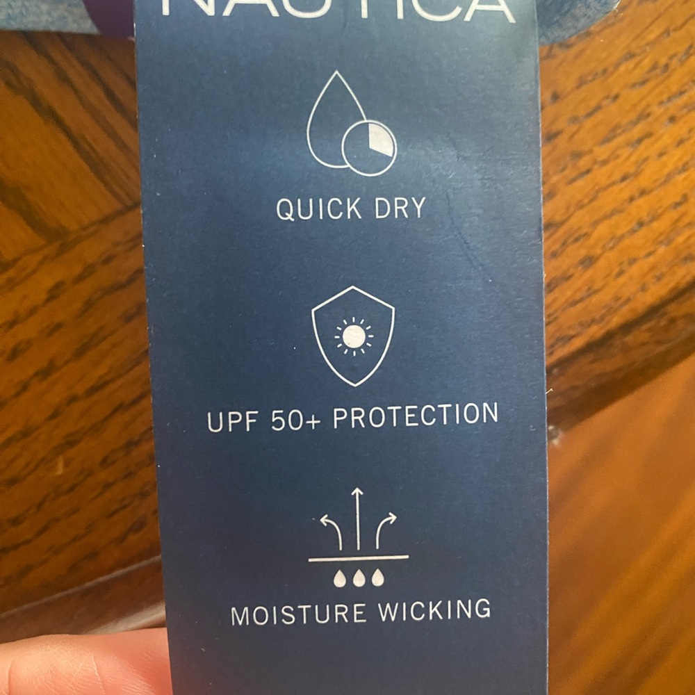 Nautica Men's Light Blue Long Sleeve Tee - Picture 3 of 4